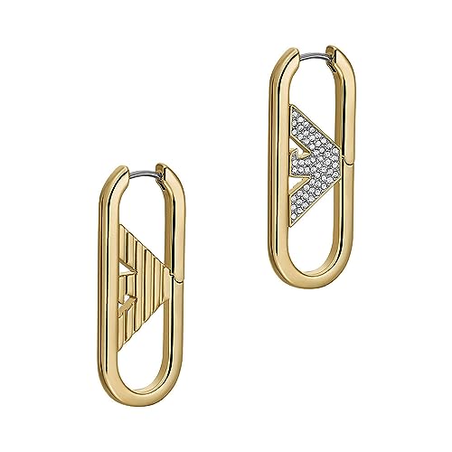 Emporio Armani Creolen-Ohrringe für Damen Metall goldfarben, EGS3048710